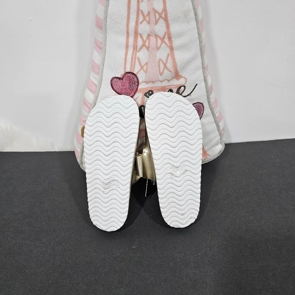 Bebe sandals girls gold color sz.13 new